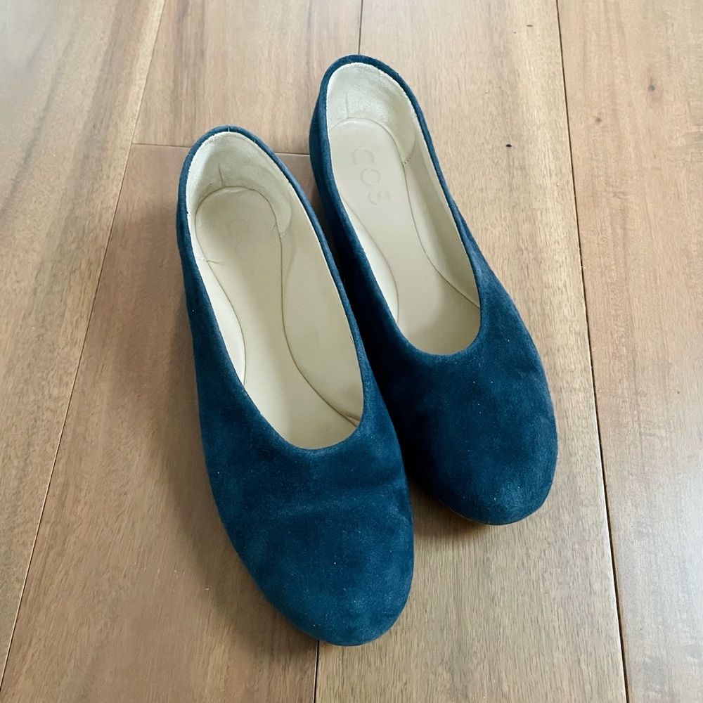 COS suede flats